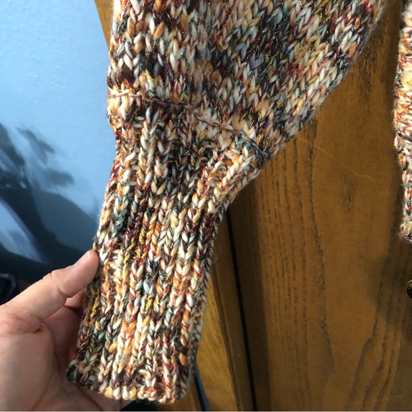 Coco + jaimeson fall wool blend marled sweater size M - Picture 4 of 6